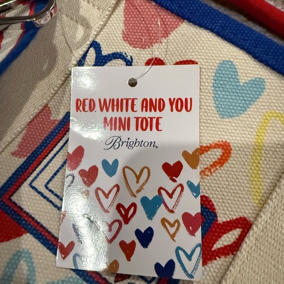 Brighton Red and Blue Heart Totes - Picture 8 of 10